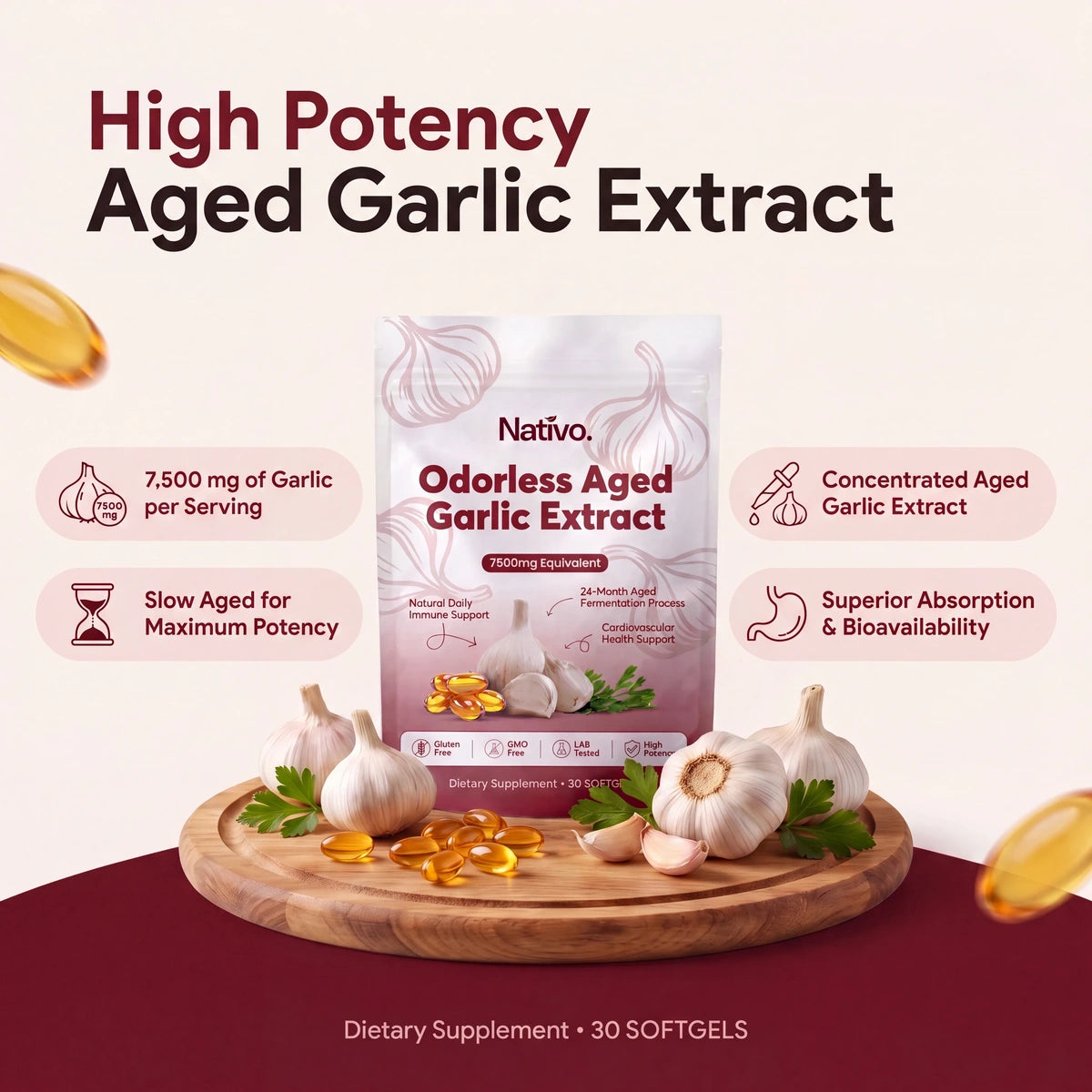 Odorless Aged Garlic Extract