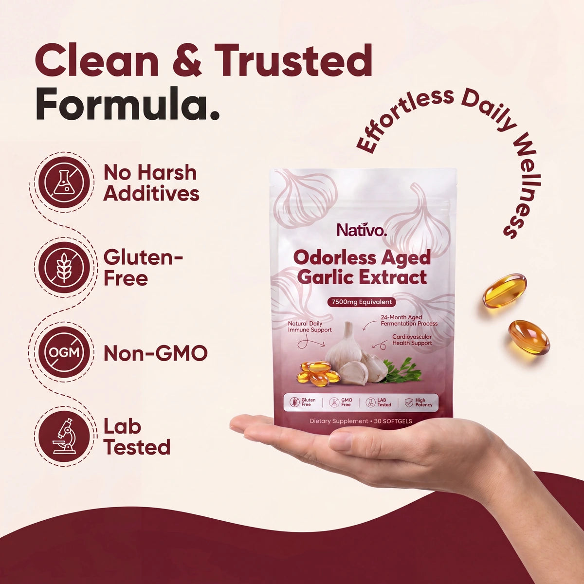 Odorless Aged Garlic Extract